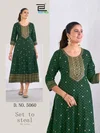 Womaniya Pro By Blue Hills Rayon Ladies Anarkali Kurti Wholesale Market In Surat